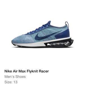 Nike Air Max Flyknit Racer, Size 13